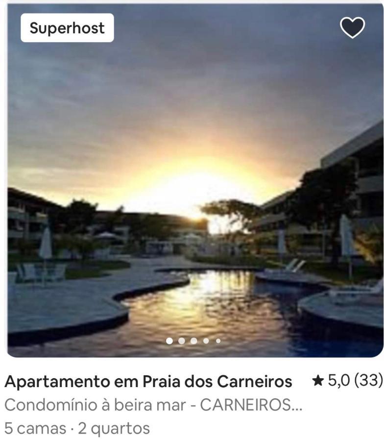 Flat Praia Dos Carneiros - Condominio Na Beira-Mar - Tamandaré Kültér fotó